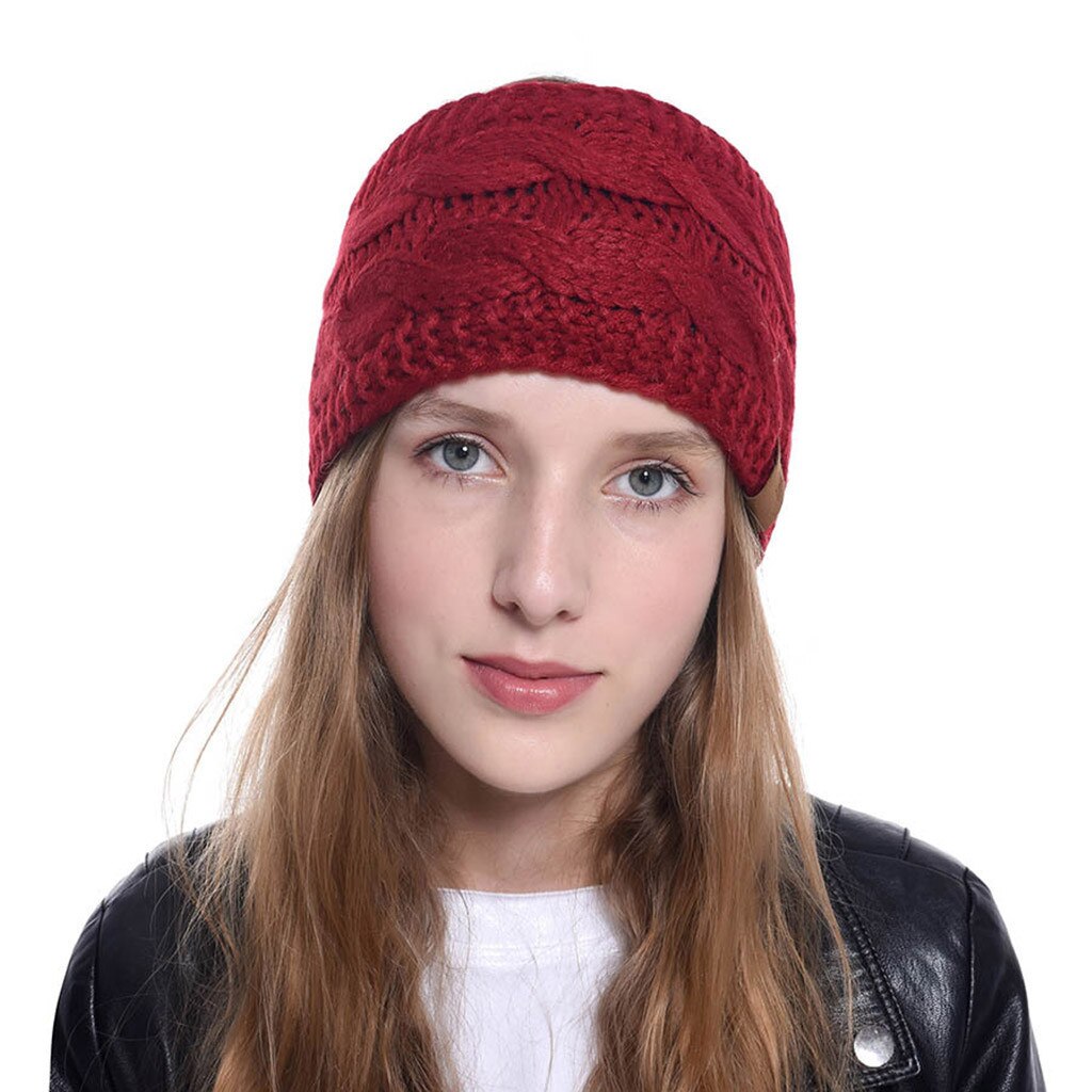 Diadema más cálida tejida para otoño e invierno, turbante deportivo para mujer, banda ancha de ganchillo, accesorios para el cabello