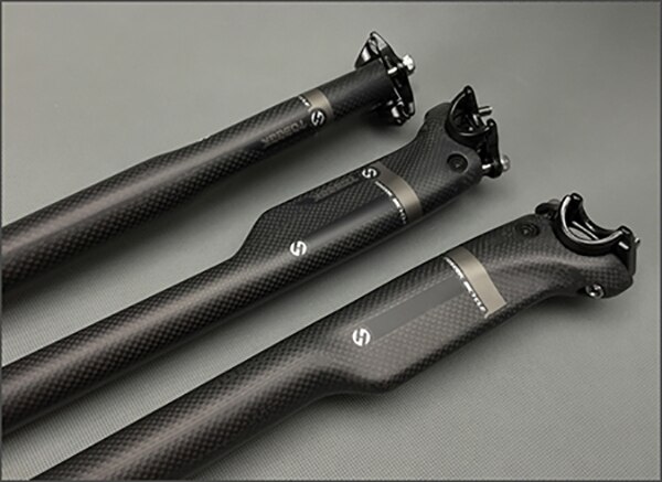 3 karaats matte full carbon zadelsteun mtb mountainbike racefiets zadelsteun fietsonderdelen 27,2 /30,8 /31,6 *350 /400mm