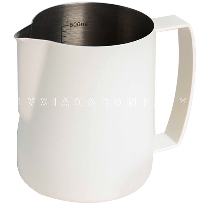 watchget Stainless Steel Milk Frothing Jug Espresso Coffee Latte Art Pitcher Barista Coffee Latte Cappuccino 20OZ 600ml