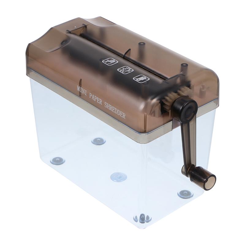 Mini Paper Shredder Machine Manual Cutter Strip Document Cutting Machine Tool