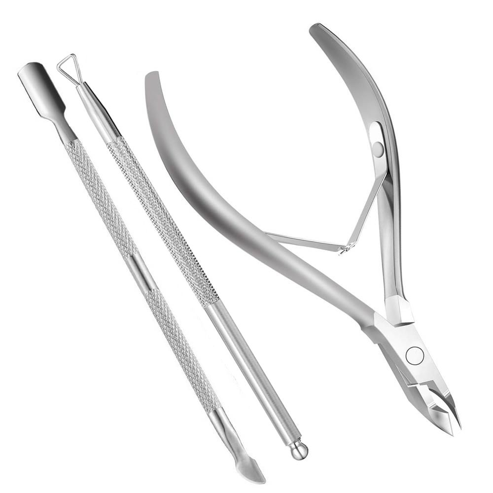 Nails Cuticle Pusher Finger Dead Skin Remover Nail Nippers Cutter for Manicure Pedicure Accessories Art Tools Sets