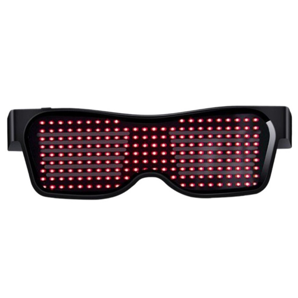 Praktische led gloeiende glazen decoratie collectie kerst veelkleurige plastic app klein duurzaam grappig: Rood