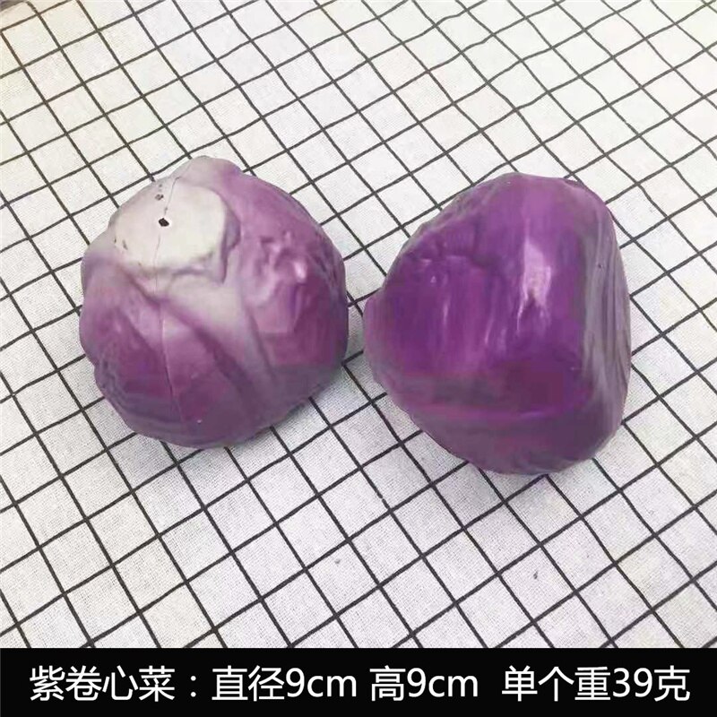 1 pz simulazione puntelli di verdure in plastica modello cucina ornamenti di verdure giocattoli per bambini fotografia puntelli fotografici Mini giocattoli alimentari: 6