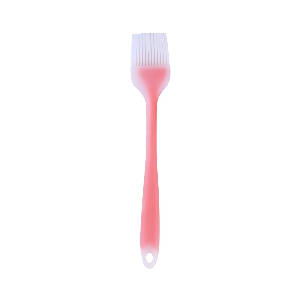 Baking Tools 21cm Translucent Small Silicone BBQ Brush you sao DIY Cake Tools Silicone Brush: Orange