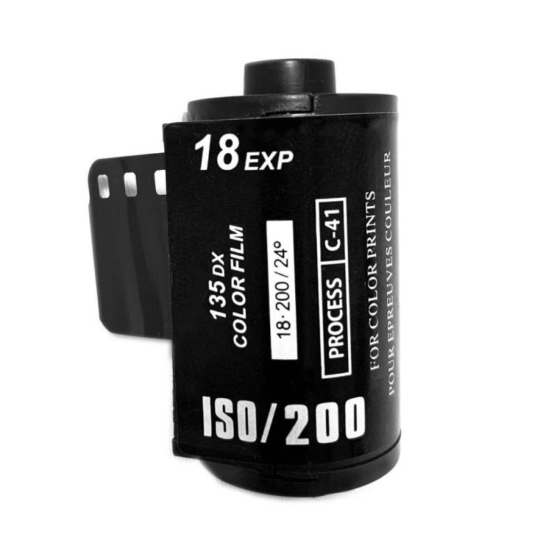 Lomo-Película de cámara portátil de 35mm, Mini película de 200 sensibilidad, 18 películas para principiantes, 30g, para cámara impermeable de 135 formato