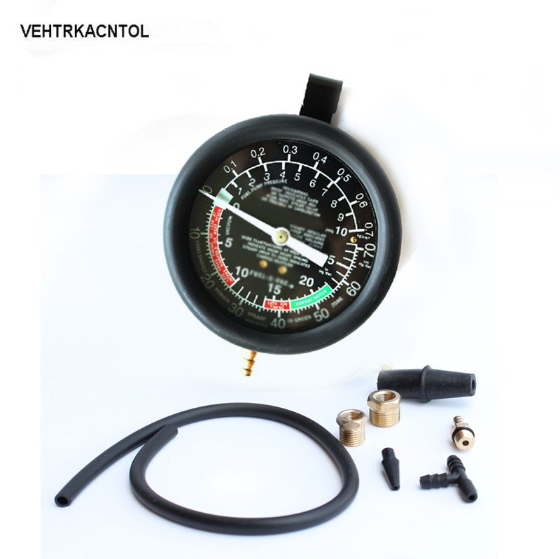 VEHTRKACNTOL Multifunction Car Engine Vacuum Pressure Gauge Meter For Fuel System Vaccum System Seal Leakage Tester