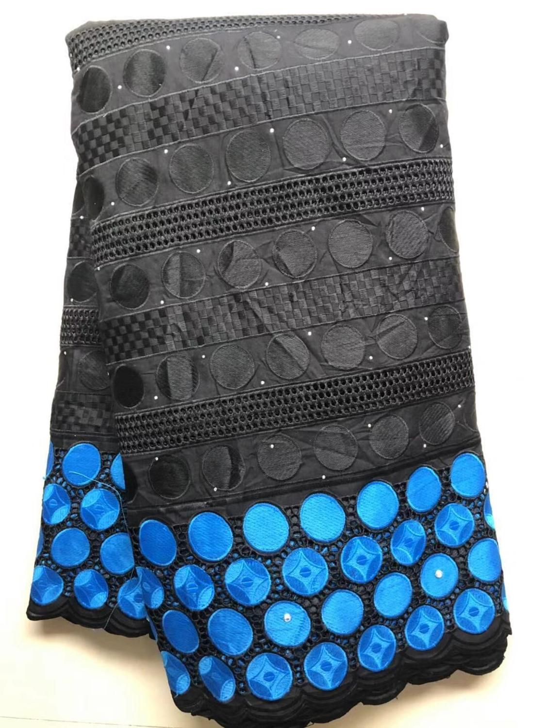  Swiss Voile Lace In Switzerland High  African Cotton Lace Fabric With Stone For Nigerian Every Dress Party YLL4399