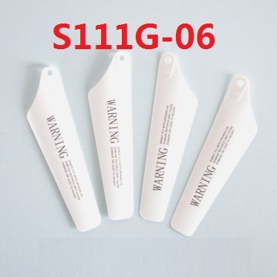 Syma S111G S111 RC Hubschrauber Ersatzteile Haupt Klingen Schwanz Requisiten Balance Bar Welle Ersatz Getriebe Motor Zubehör: Main Blades