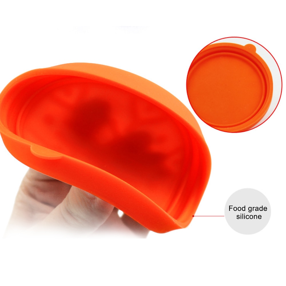 Edelstahl Frische Schüssel Lunchbox Snack Lagerung Container mit Silikon Deckel