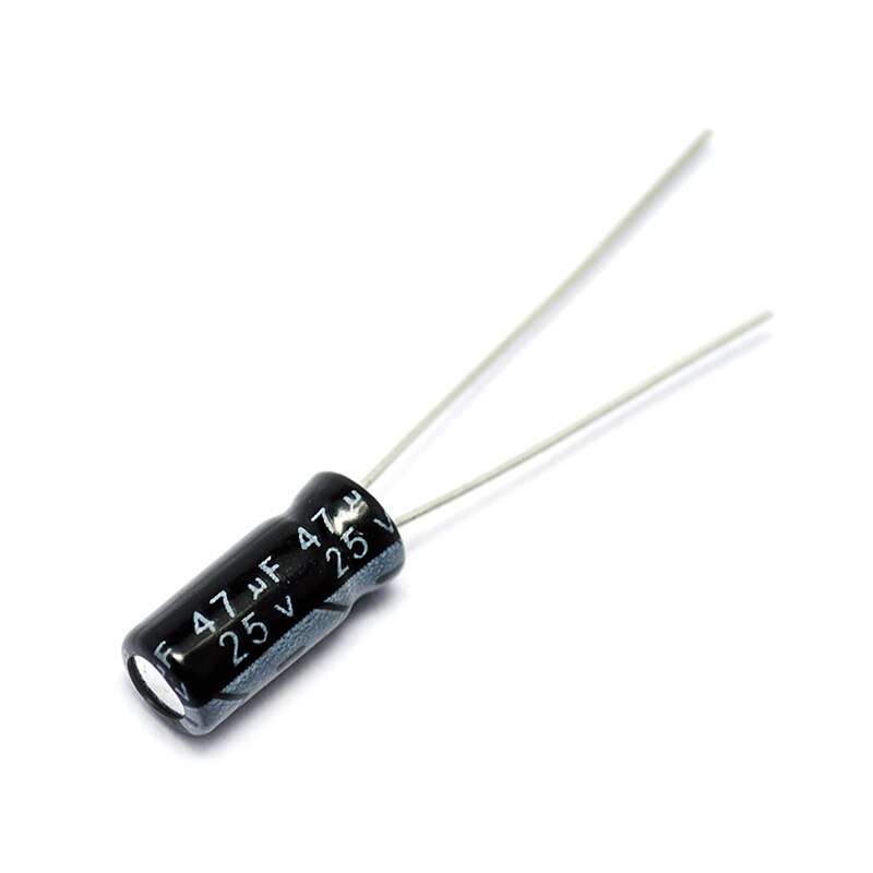 50PCS/LOT Electrolytic Capacitor 25V/47uF 5*7mm 25v 47uf