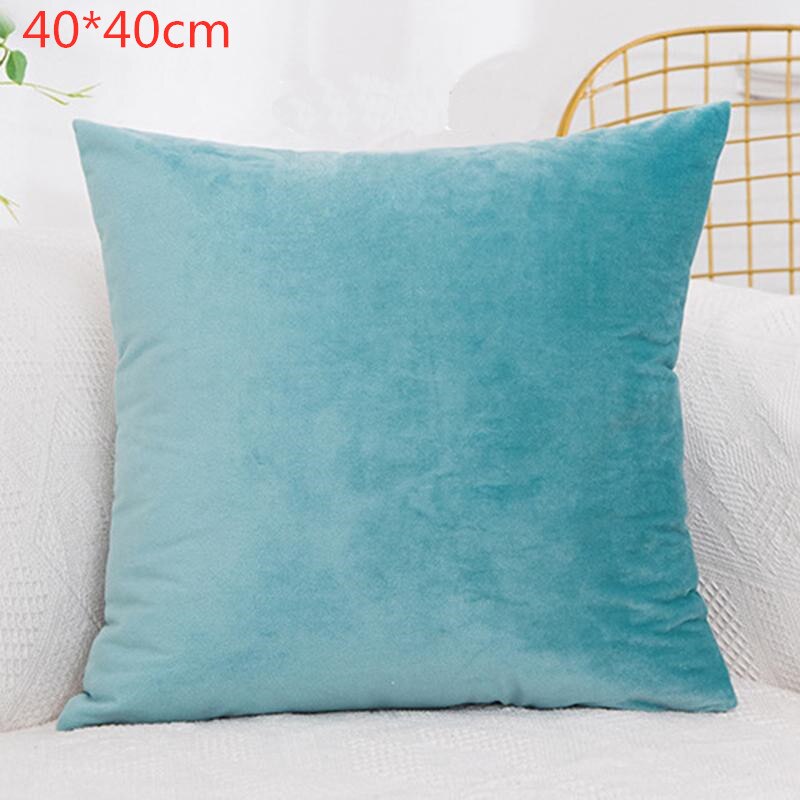 Pudebetræk sofa dekorative puder betræk plys pudebetræk til stue bil dekoration 43*43cm boligindretning: 5