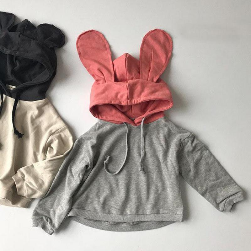 Babyjongens meisjes sweatshirts katoenen lange mouwen kinderhoodies kinderkleding kinderen cartoon hoodies met capuchon
