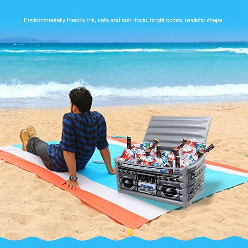 Inflatable Beer Cooler for Parties, Luau Party Supplies for Adults Summer Party Decorations, Beach Pool Parties 25X13 In-Dropshi