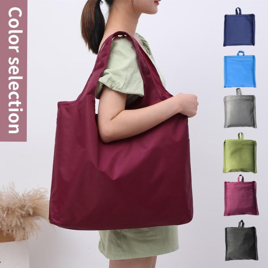 foldable Oxford waterproof cloth bag, supermarket shopping bag, environmental protection carrying bag, folding bag