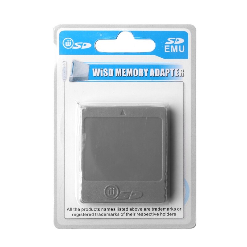 Adaptateur de convertisseur de lecteur de carte Flash mémoire SD pour Console Nintendo Wii NGC