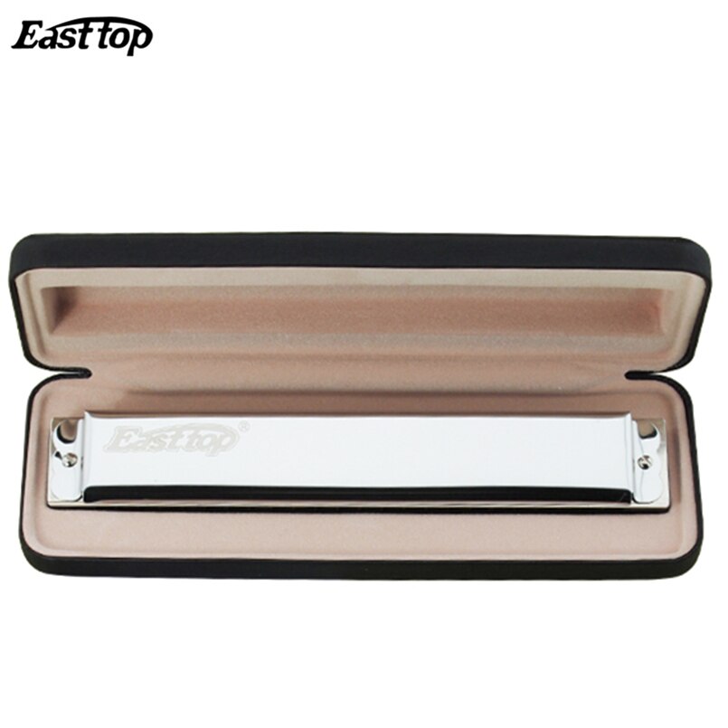 Easttop 24 Hole Tremolo Harmonica 1pcs Key of A A# B C C# D D# E F F# G G# for choose Armonica harp T2403