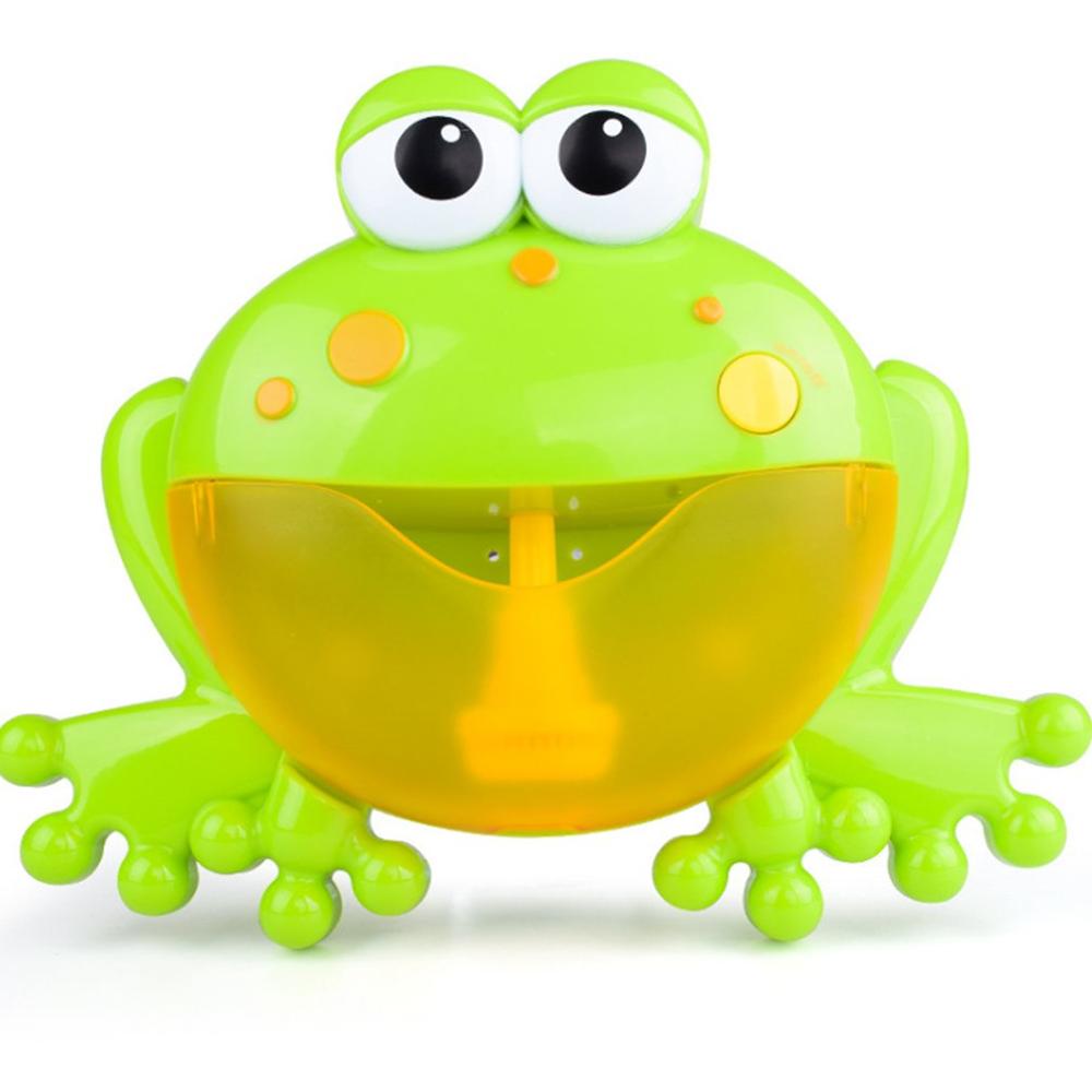 Automatic Bubble Machine Blower Cartoon Cute Frog Baby Bath ToyMake Party Summer Outdoor Toy Bubble Generate Toy for Kids: Default Title