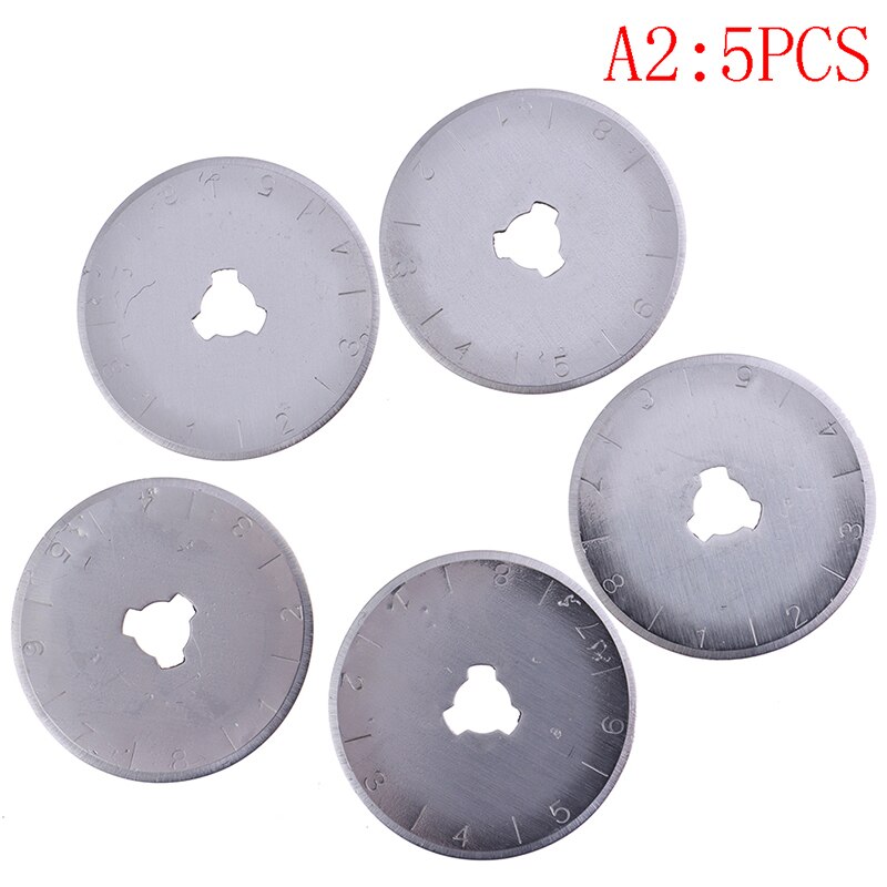 2/5pcs 28mm Rotary Cutter Blades Sharp Leather Blade Replacement Blade Fits For OLFA Fiskars DAFA Truecut Cutter Patchwork Tool: 5pcs