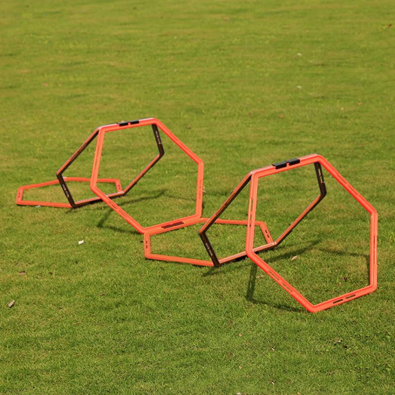 Football Trainer Hexagonal Agility Ring Soccer Training Ring Physical Training Ring \Hurdles Speed Rings