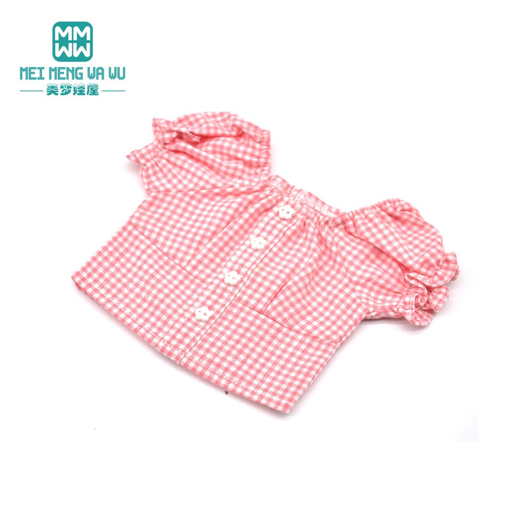 Se adapta a muñecas BJD SD DD de 58-60cm, 1/3, ropa, juguetes, muñeca articulada, camisa a cuadros, jeans, para niña: Jpy3--040--A