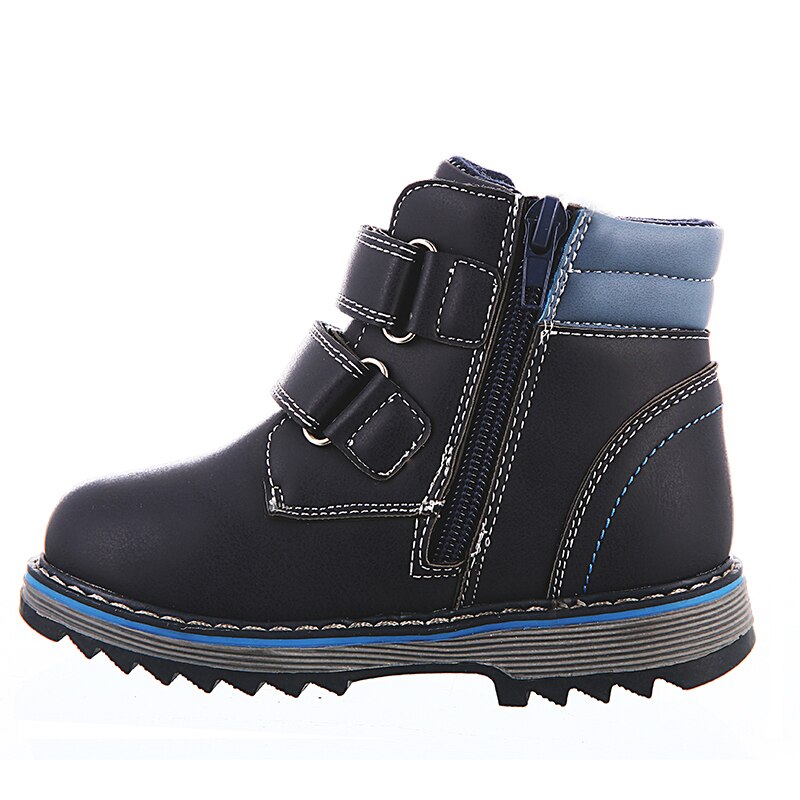 Vinterstövlar för pojkar filtstövlar små barn ylle plysch varma snöstövlar för pojkar & #39 ;s vattentäta martin boots eu storlek 27-32