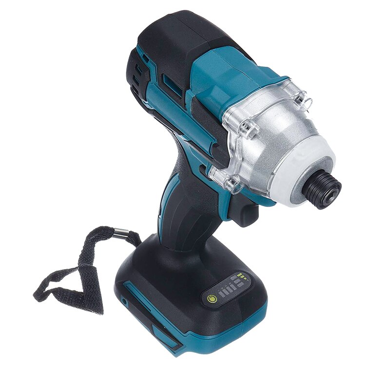 18V Cordless Electric Screwdriver Speed Brushless Impact Wrench Rechargable Drill Driver+ LED Light For Makita 18V Battery