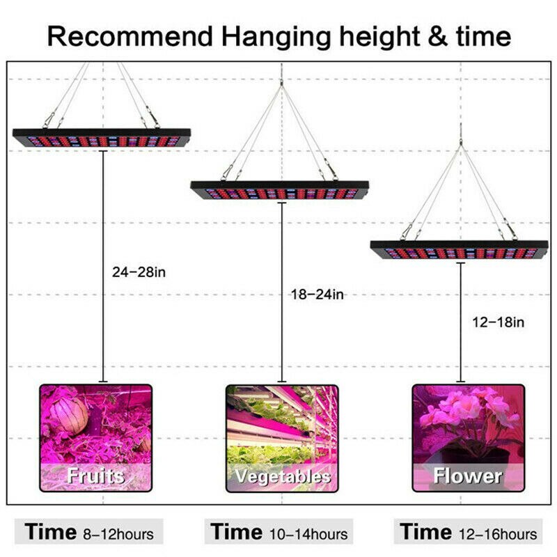 US UK EU Plug ECO 600W LED Grow Light Full Spectrum Hydroponic greenhouse Veg Bloom Indoor Plant Lamp IR