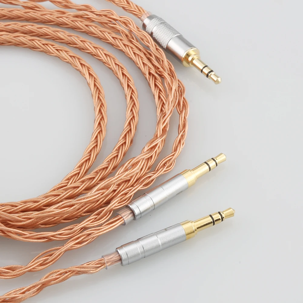 HIFI 2,5mm 3,5mm 4,4mm XLR ausgewogen 16 Ader 99% 7N OCC Kopfhörer Kabel Für Denon Ah-D7200 Ah-D5200 Ah-D9200 3,5mm Kopfhörer Stift