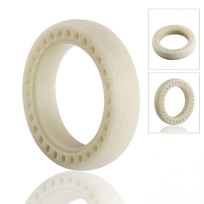 Lichtgevende Schokdemper Voor Xiaomi Mijia M365 Scooter Skateboard Demping Rubber Banden Wielen Band Fluorescerende Effen Gat Banden