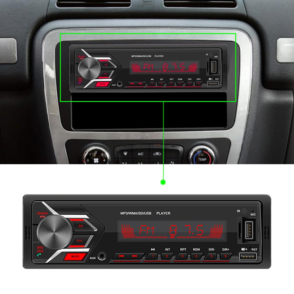 Universal Car Audio Player Radio TF U Disk AUX Auto Stereo Car MP3 Player In Dash Head Unit Car Multi media Player
