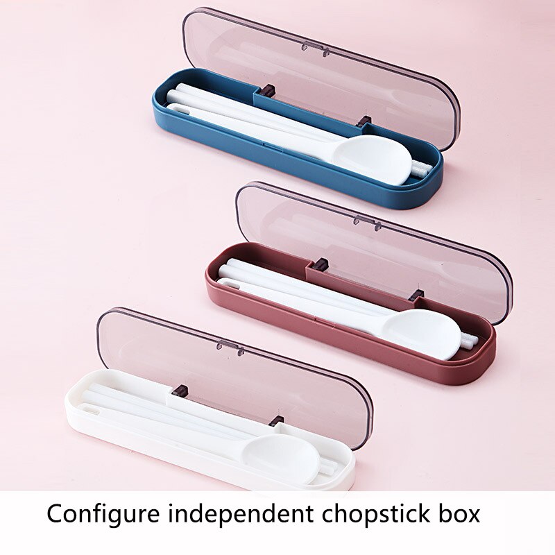 1600ml Healthy Material 2-Layer Lunch Box Microwave Oven Bento Box Food Storage Containers Bento Lunch Box Insulation Box