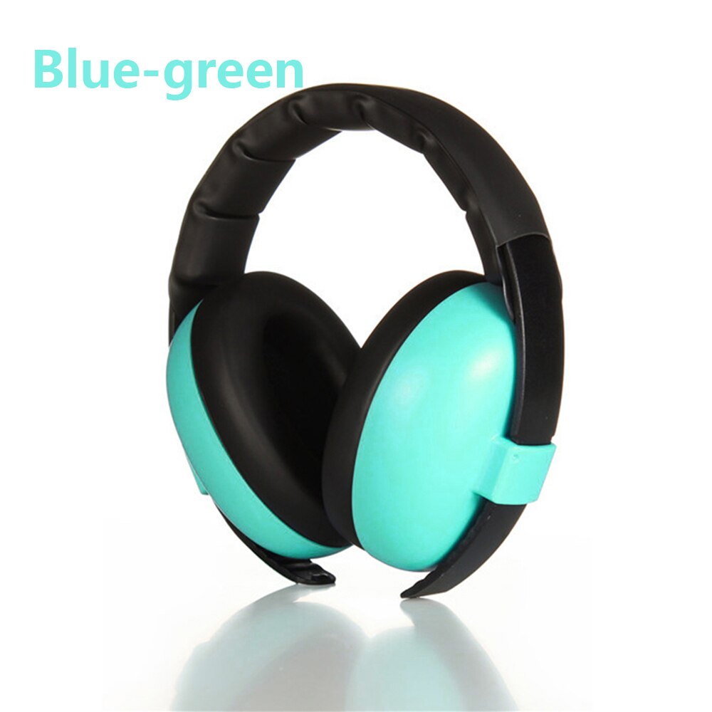 Baby Sleep Ear Defenders Kids Noise Proof Earmuffs Protection Anti-Noise Durable Headphones Hearing Protection For Newborn: Blue-Green