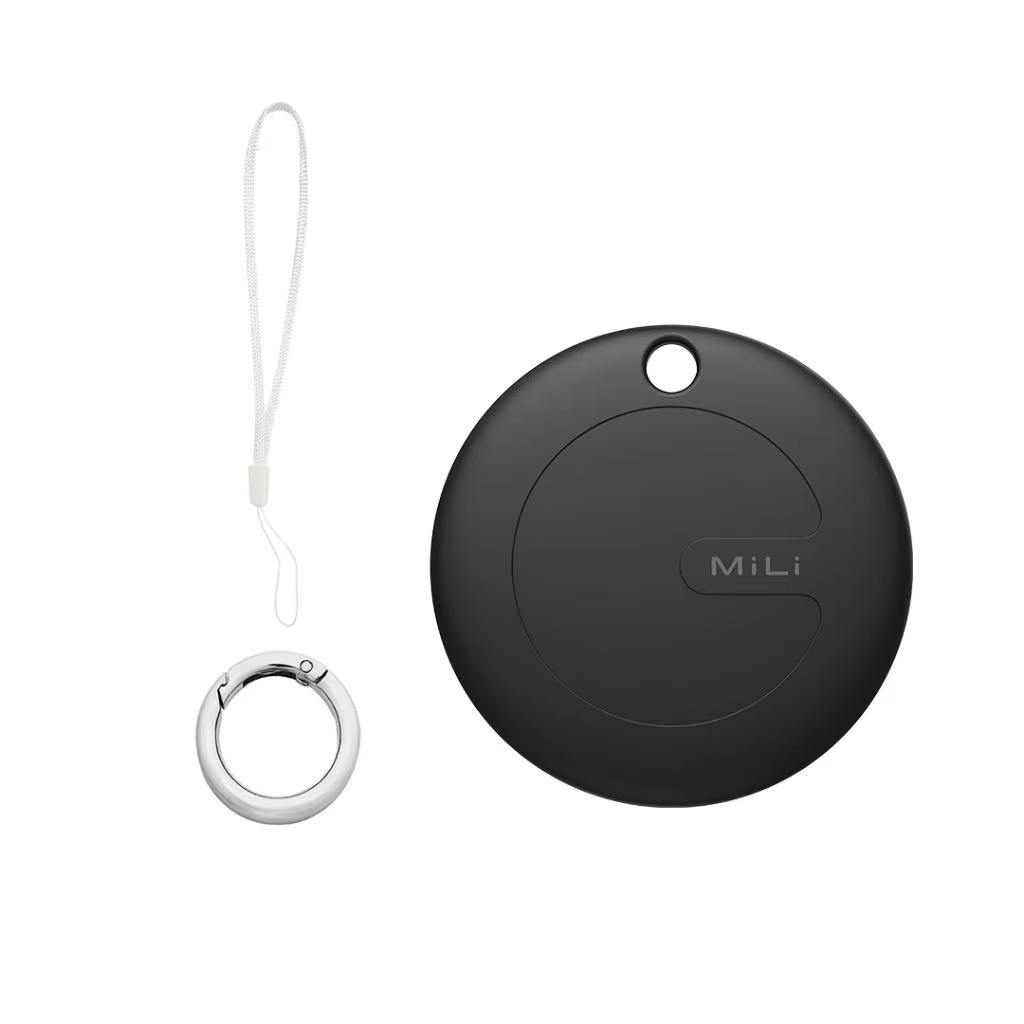 MiLi MiTag Go Smart Tracker For Android Item Finder and Locator Work With Bluetooth Google Find My Device Anti-Lost Air Tag: WHITE