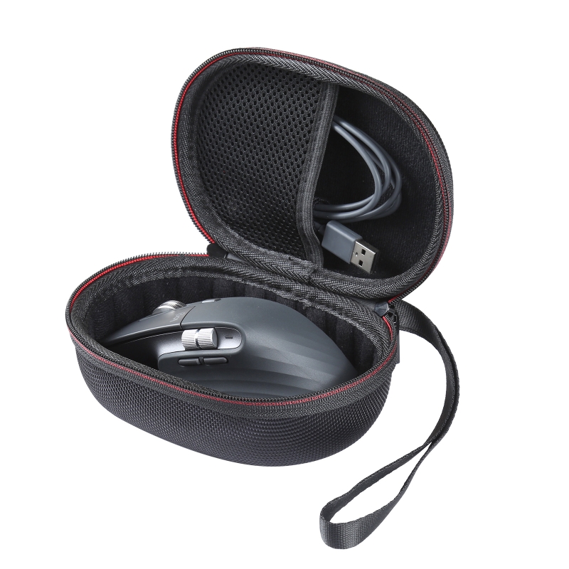 Bolsa de transporte para logitech-mx mestre 2s mestre 3 jogo mouse tamanho pequeno saco com alça de mão 6.1x4.3x2.6in x6hb