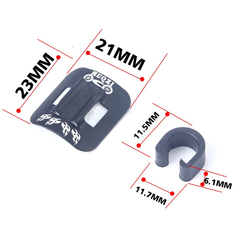 Bike Brake Hydraulic Oil Cable Guide Fitting Line Tube Housing Base Clip Outdoor Bicycle Mountain Car Line Tube Holder