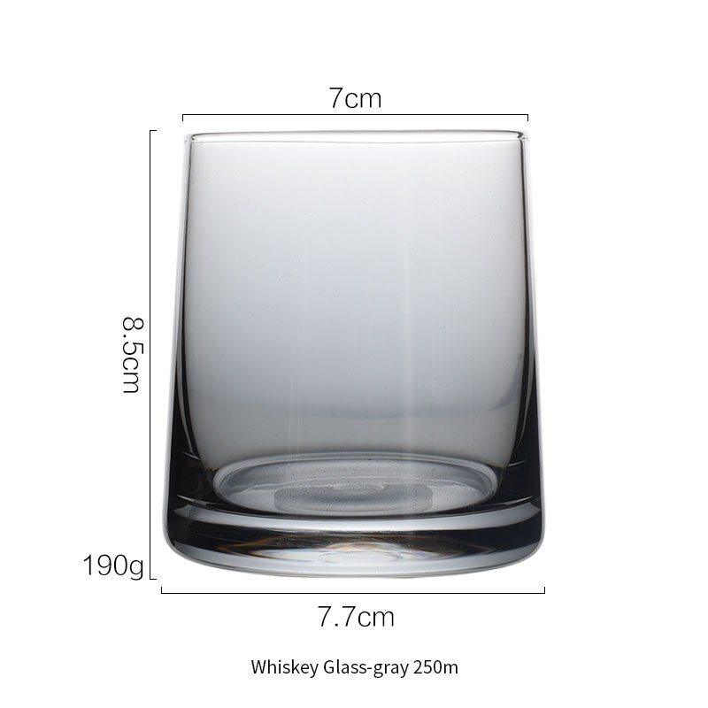 Colorful Glass, Household Whiskey Glass, Cold Water Glass, Beer Glass, Drink Glass: Blue