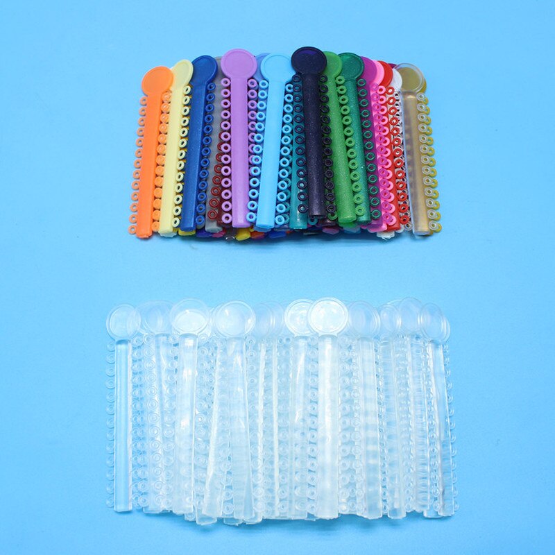 40 pçs laços dentários elásticos elásticos elásticos elásticos ligadura oral ortodôntica dentista dentes clareamento ferramentas elasticidade para dentes