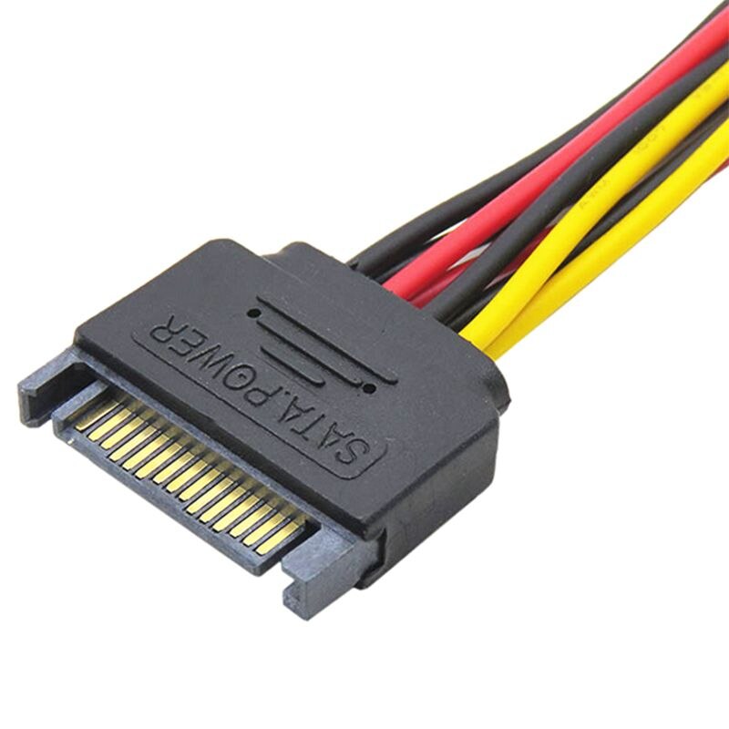 SATA kabel met voeding - SATA kabel met voeding, Connector 1: SATA met