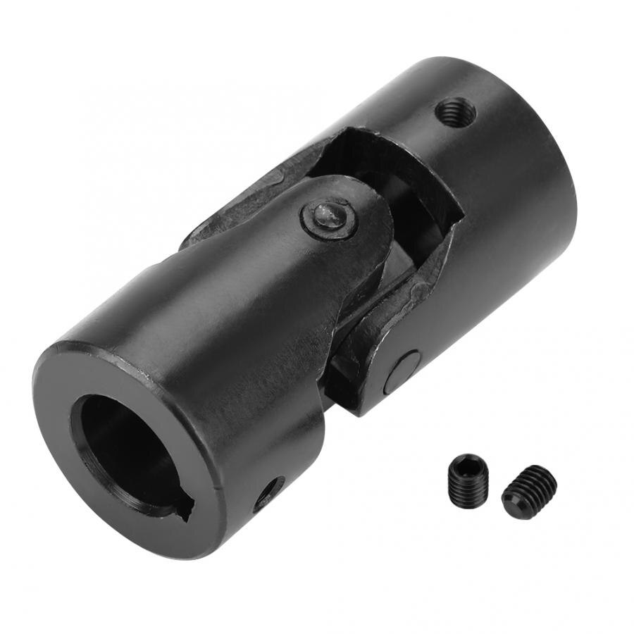 25*49*108mm Universal Cross Joint with Keyway Shaft Coupling Motor Connector DIY Steering for Connecting Model Cars Model Ships