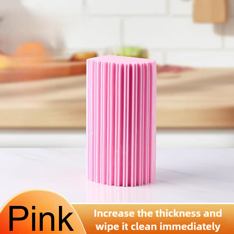 Schwamm Magie Staub essen Schwamm Reinigung Staubtuch Schwämme Wiederverwendbare Radiergummi Pinsel Jalousien Küche Fenster Reinigung Werkzeuge Fenster Reiniger: M / Rosa