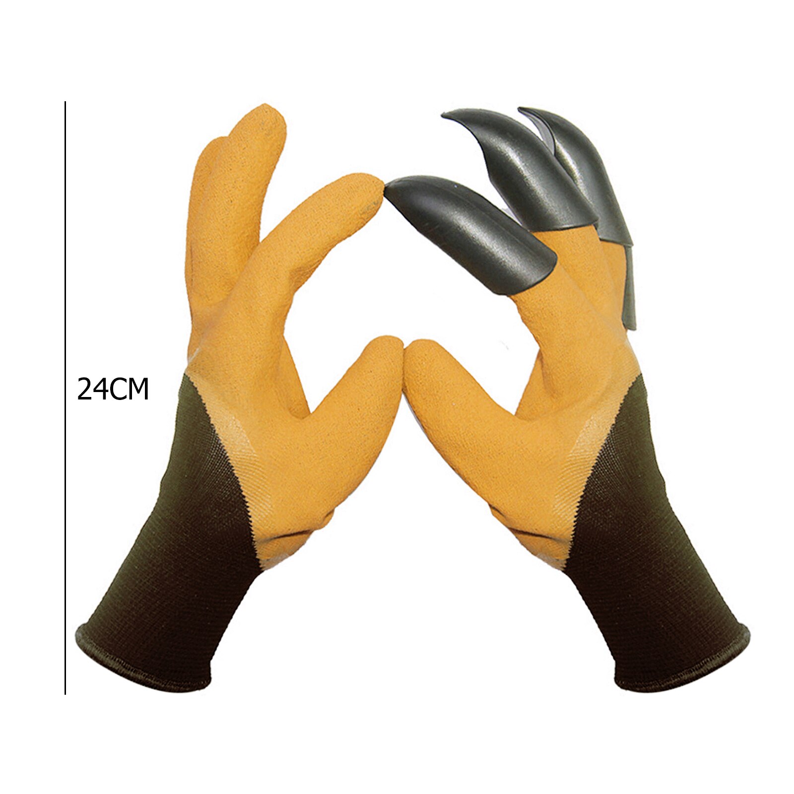 4Pcs Glove Plastic Claw Portable Planting Digging Protective Safety Party Decor ABS Gloves Supplies Garden Planting Tool: 3