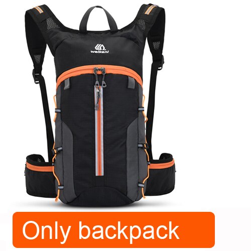 10L Cycling Hydration Bag Sport Reflective Camping Backpack For Bicycle Women Men Bike Outdoor Running Hiking Rucksack: only orange backpack