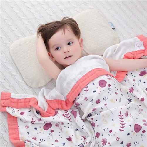 4 lager bambu muslin träd baby muslin filt vattenmelon täcke swaddle bättre än anais baby/bambu filt spädbarnssjal: Zihua