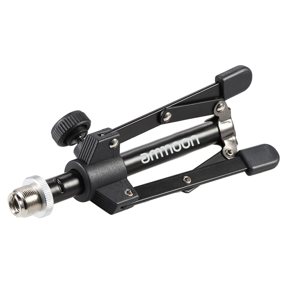 Ammoon MS-12-Mini trípode plegable de sobremesa, soporte para micrófono y micrófono, accesorios para instrumentos musicales electrónicos