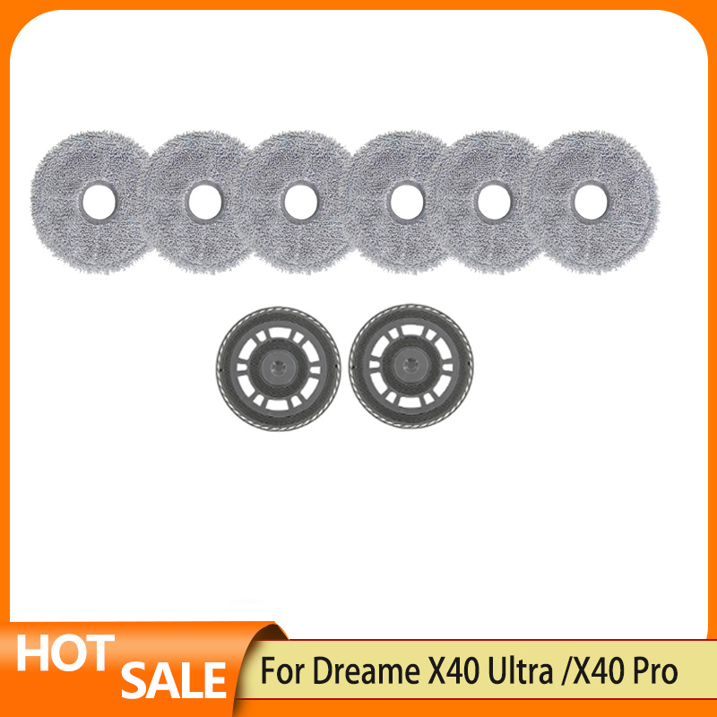 Dreame X40 Ultra / L40 Ultra/MOVA P50 Pro Ultra/ MOVA P10 Pro ultra Parts Roller Side Brush Hepa Filter Dust Bag Accessories