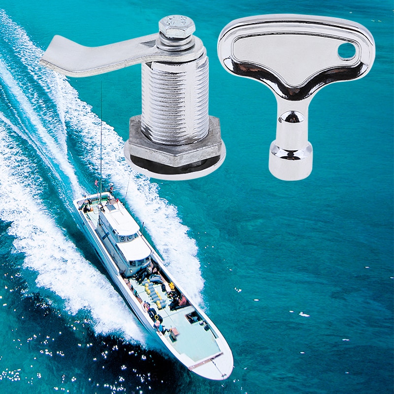 Verrou de verrouillage de porte de bateau | Loquet de porte de bateau, Triangulation Marine en acier inoxydable, anneau de traction, porte/Cockpit/verrou de Garage, accessoires de bateau Marine 1 ensemble