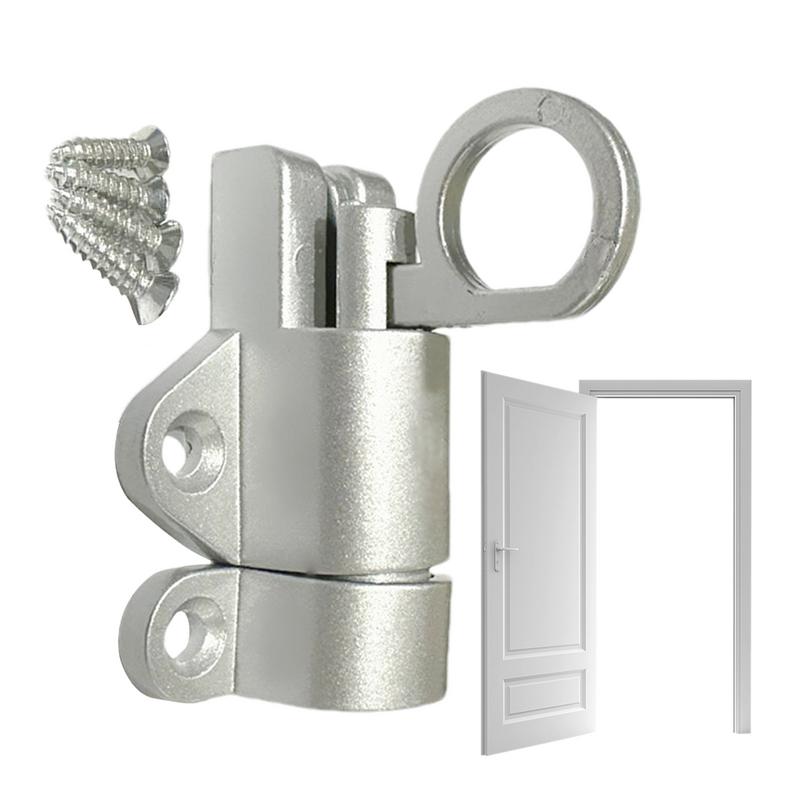 Spring Automatic Latch Aluminum Spring Loaded Latch Pin Automatic Spring Barrel Slide Door Lock With Screws For Window Gate Shed