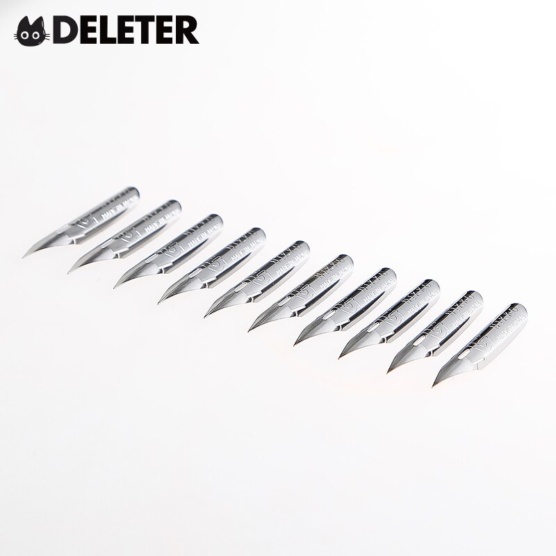 2PCS TOP Japan Deleter Sunlight / Zebra Series Comic D Tib Dip Pen Tib Nib Set