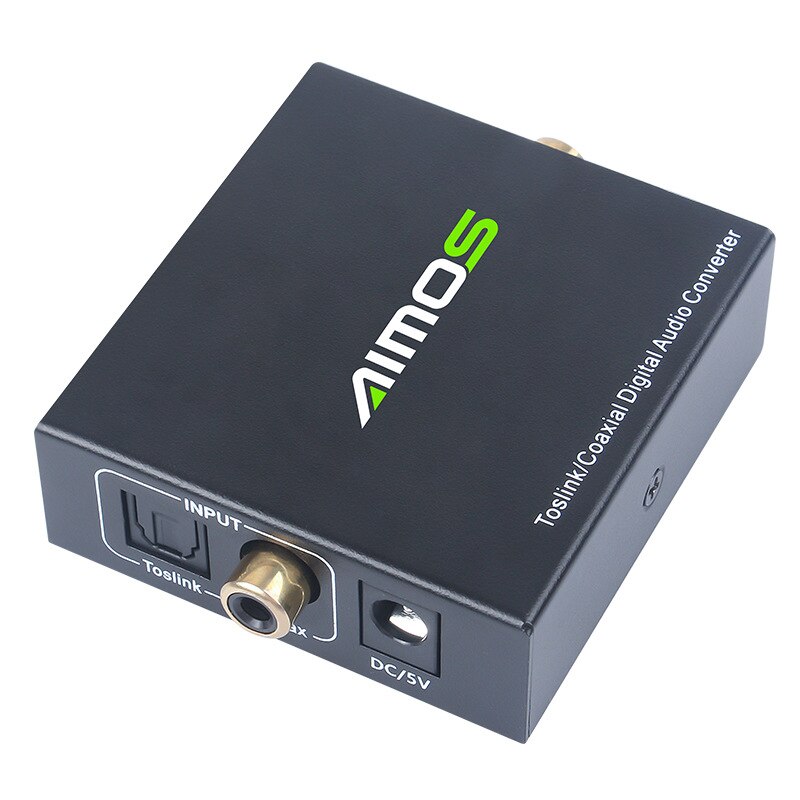 2 Way Optische Spdif Toslink Naar Coax Of Coaxiale Optische Spdif Toslink Bi-Directionele Schakelaar Digitale Audio Converter