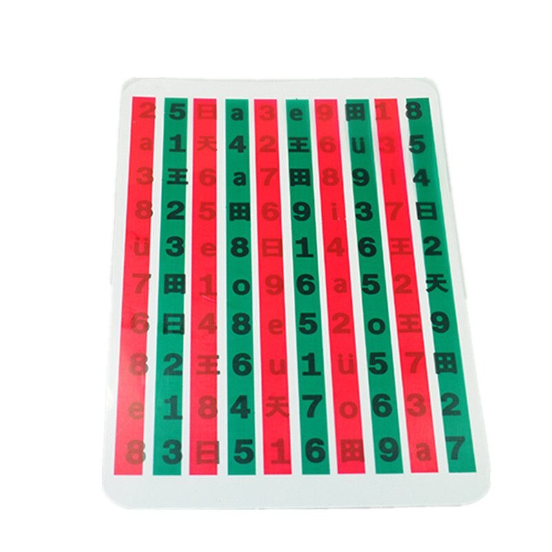 3Pcs Red Green Vision Myopia Strabismus Amblyopia Training Reading Aids Disinhibit